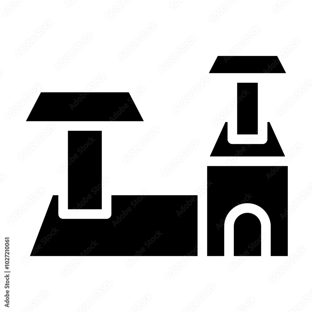 Pet Play Area Vector Design Icon Style Pet Play Area Vector Design Icon Style