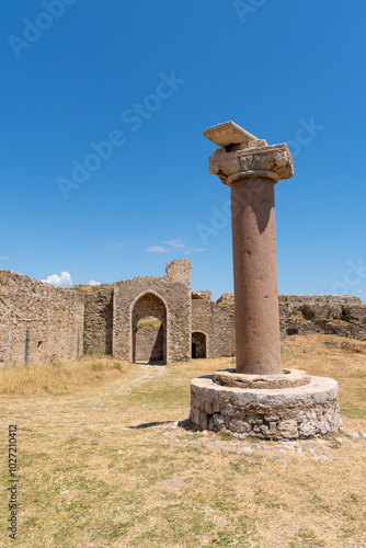 Obraz na płótnie Castle of Methoni, medieval fortification in the port town of Methoni, Messenia w salonie