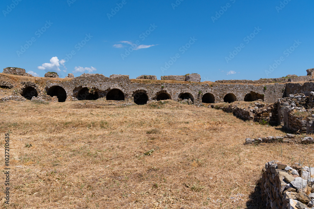 Castle of Methoni, medieval fortification in the port town of Methoni, Messenia