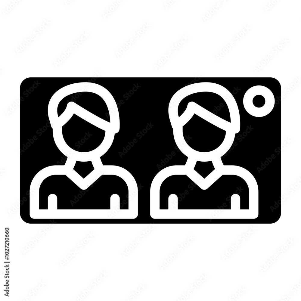 Selfie Together Vector Design Icon Style Selfie Together Vector Design Icon Style