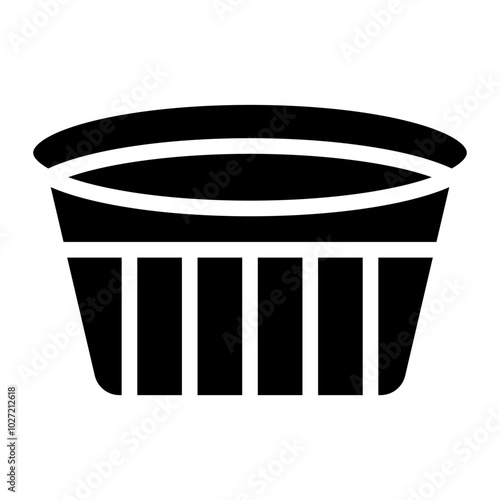 Creme Brulee Vector Design Icon Style