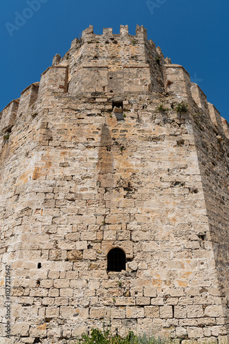 Obraz na płótnie Castle of Methoni, medieval fortification in the port town of Methoni, Messenia w salonie
