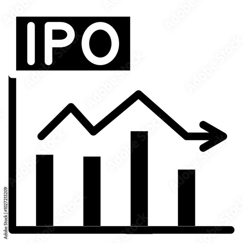 IPO Vector Design Icon Style