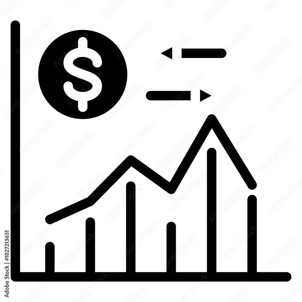Stock Buyback Vector Design Icon Style Stock Buyback Vector Design Icon Style