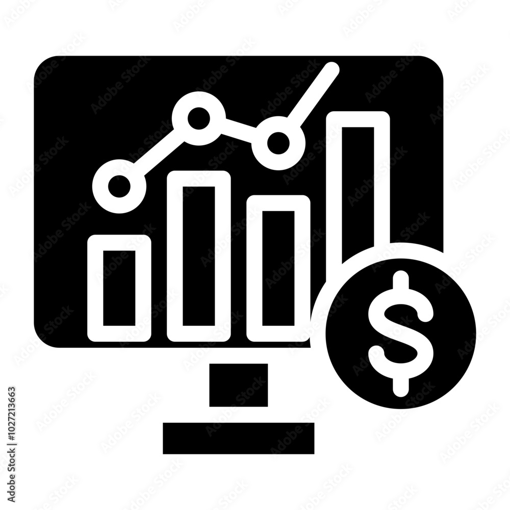 Trading Platform Vector Design Icon Style Trading Platform Vector Design Icon Style
