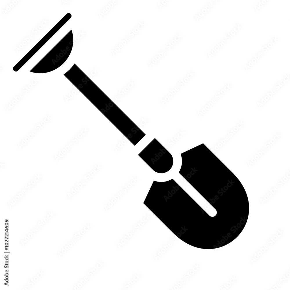 Shovel Vector Design Icon Style Shovel Vector Design Icon Style