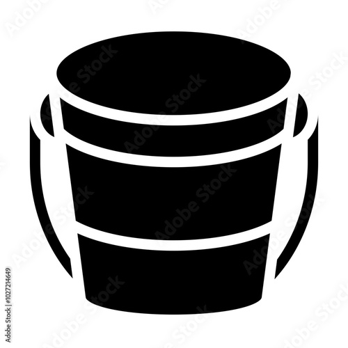 Ore Bucket Vector Design Icon Style