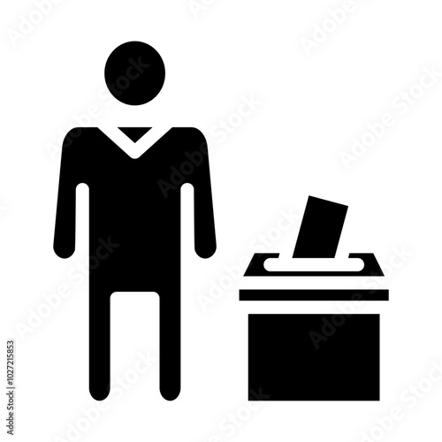 Poll Watcher Vector Design Icon Style