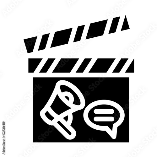 Campaign Film Vector Design Icon Style