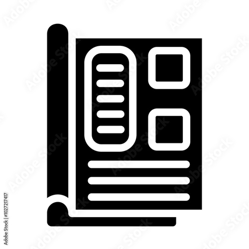 Editorial Vector Design Icon Style