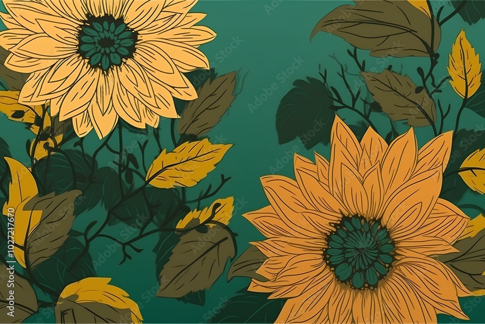 floral background floral background