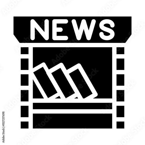 Newsstand Vector Design Icon Style
