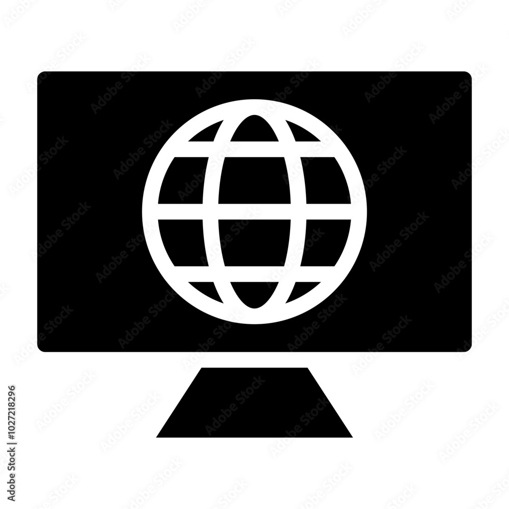 Broadcast News Vector Design Icon Style Broadcast News Vector Design Icon Style
