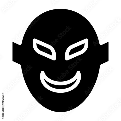 Villain Vector Design Icon Style