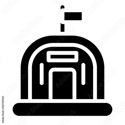 Bunker Vector Design Icon Style
