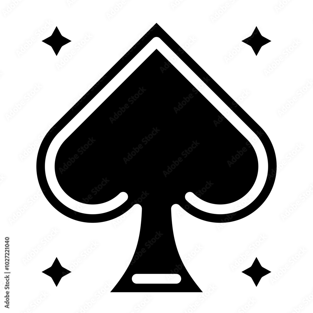 Fototapeta premium Spade Vector Design Icon Style