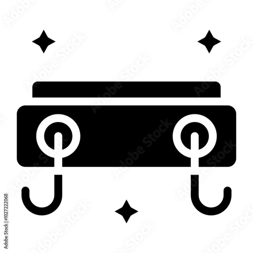 Coat Rack Vector Design Icon Style