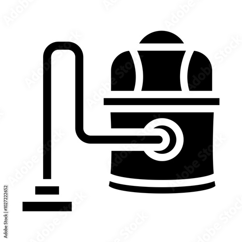 Vacuum Cleaner Vector Design Icon Style