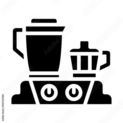 Food Processor Vector Design Icon Style