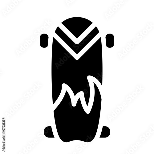 Skateboard Vector Design Icon Style