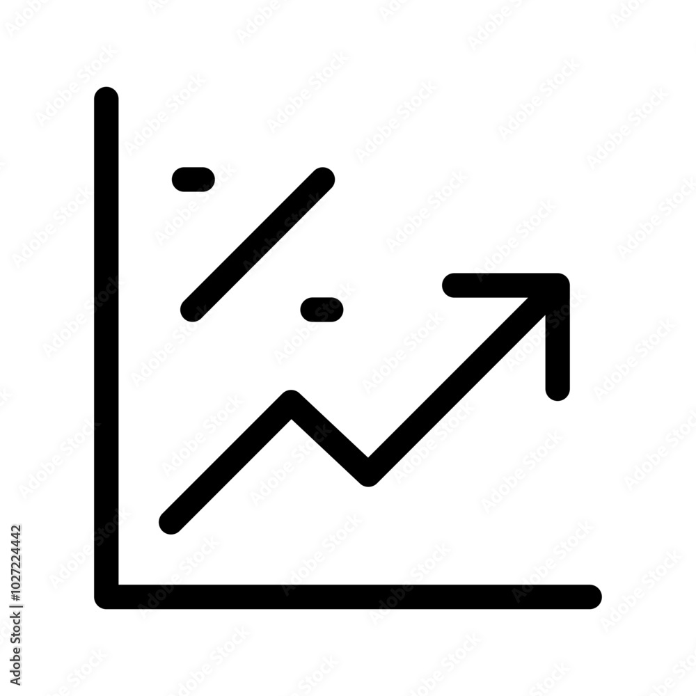 Graph Icon Vector Symbol Design Illustration Graph Icon Vector Symbol Design Illustration
