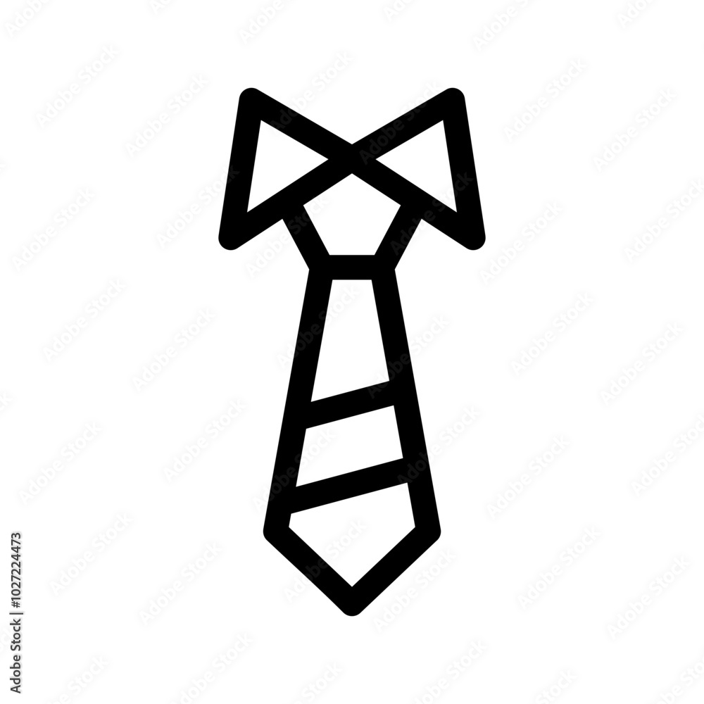 Necktie Icon Vector Symbol Design Illustration Necktie Icon Vector Symbol Design Illustration