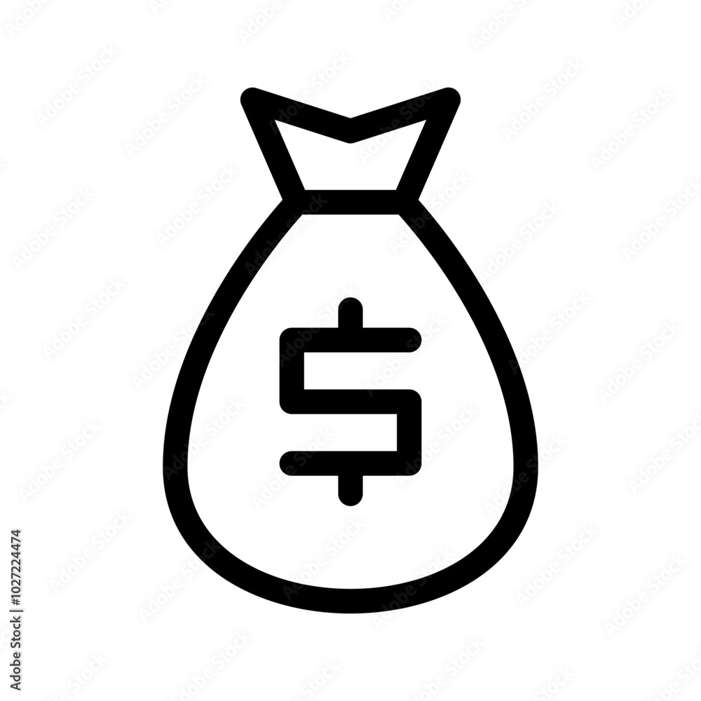 Money Bag Icon Vector Symbol Design Illustration Money Bag Icon Vector Symbol Design Illustration