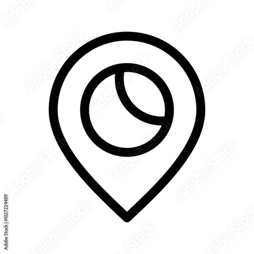 Location Pin Icon Vector Symbol Design Illustration