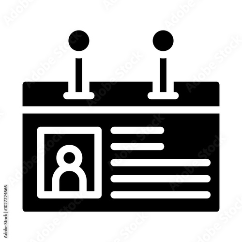 Taxpayer ID Vector Design Icon Style