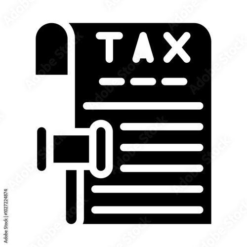 Tax Penalties Vector Design Icon Style