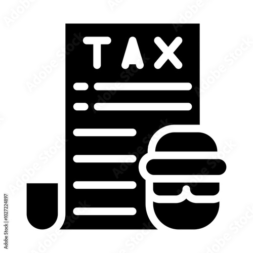Tax Fraud Vector Design Icon Style