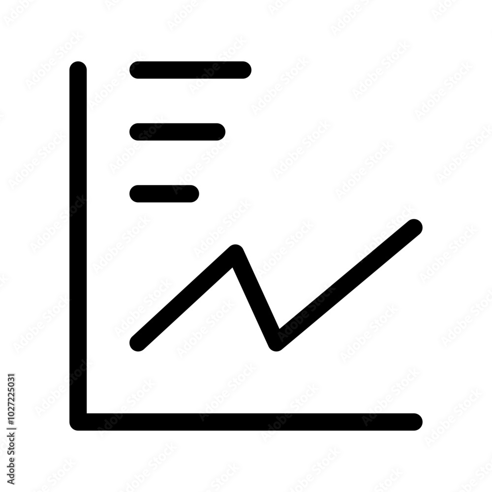 Chart Icon Vector Symbol Design Illustration Chart Icon Vector Symbol Design Illustration