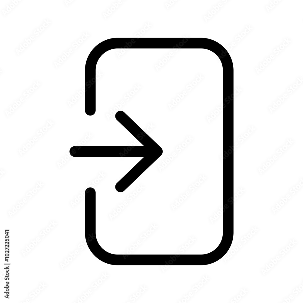 Log In Icon Vector Symbol Design Illustration Log In Icon Vector Symbol Design Illustration