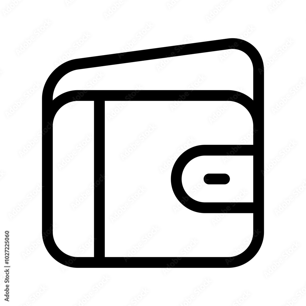 Wallet Icon Vector Symbol Design Illustration