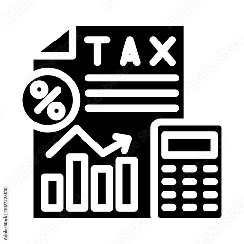 Tax Accountant Vector Design Icon Style