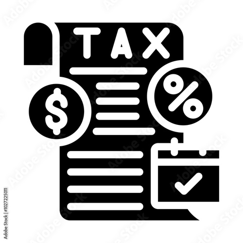 Tax Planning Vector Design Icon Style