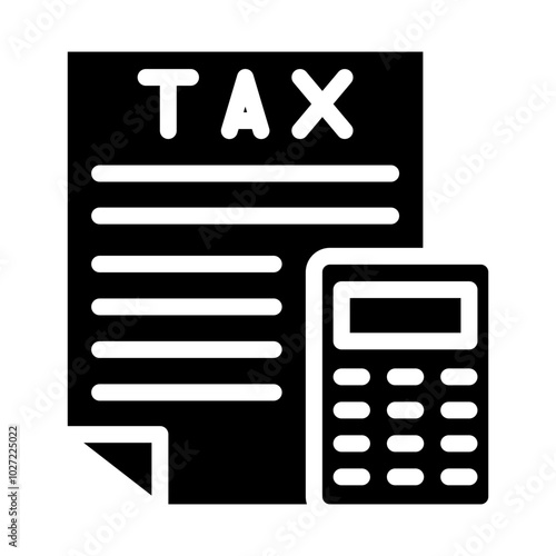 Tax Resolution Vector Design Icon Style