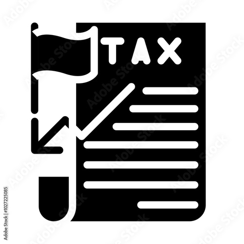 Tax Relief Vector Design Icon Style