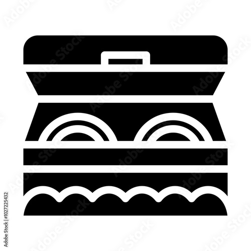 Jewelry Box Vector Design Icon Style