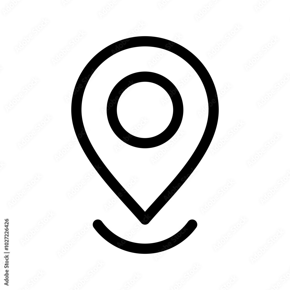 Pin Icon Vector Symbol Design Illustration Pin Icon Vector Symbol Design Illustration