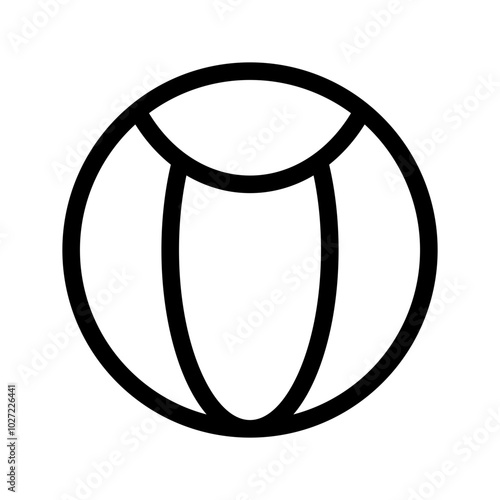 Ball Icon Vector Symbol Design Illustration