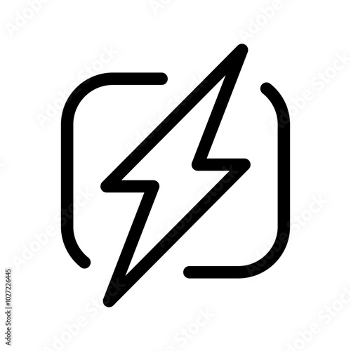 Electricity Icon Vector Symbol Design Illustration