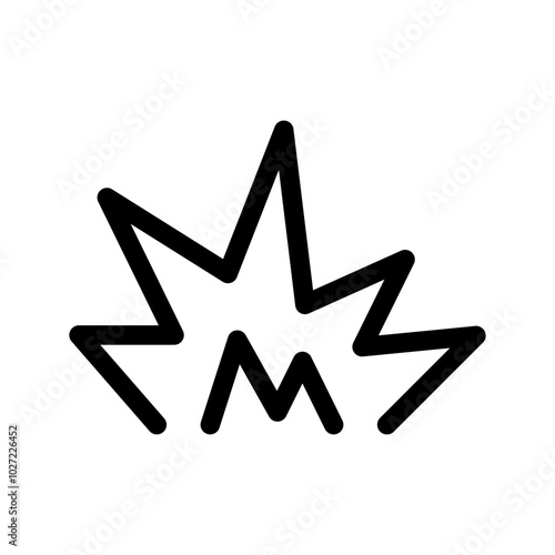 Explosion Icon Vector Symbol Design Illustration