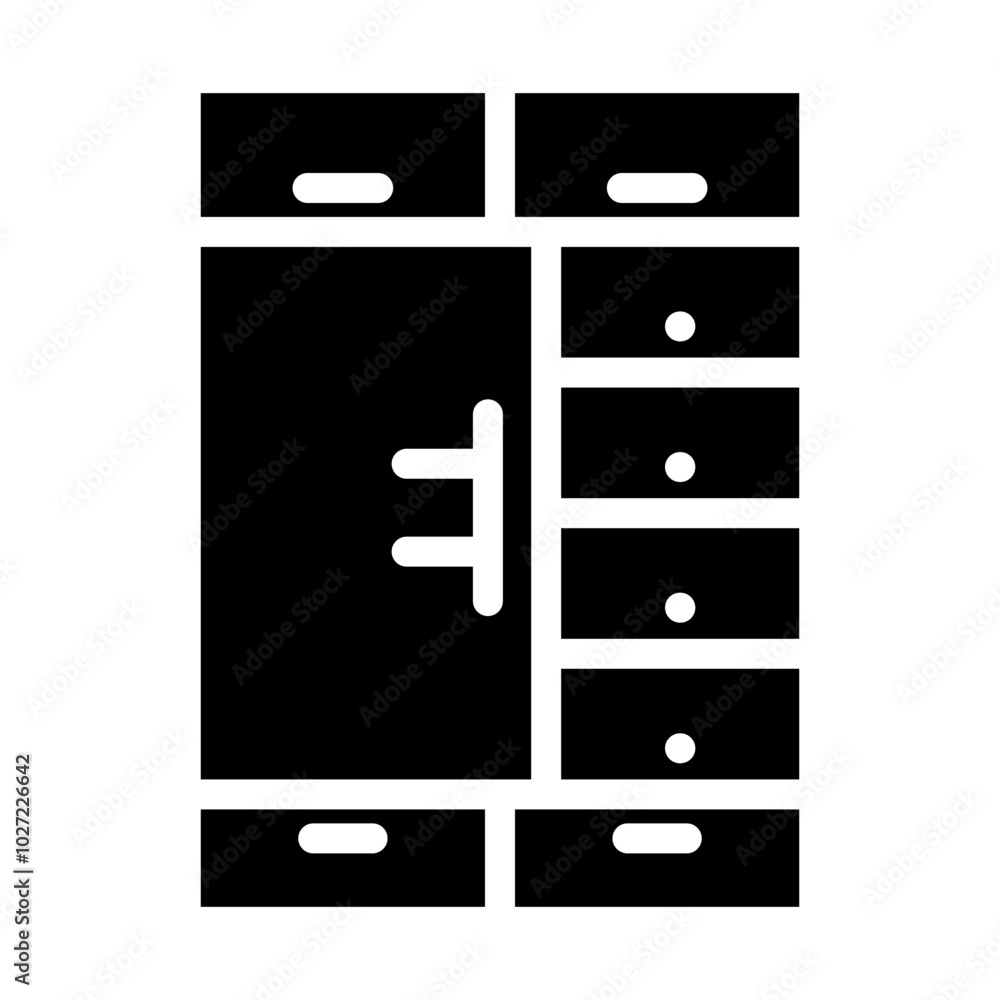 Closet Vector Design Icon Style Closet Vector Design Icon Style