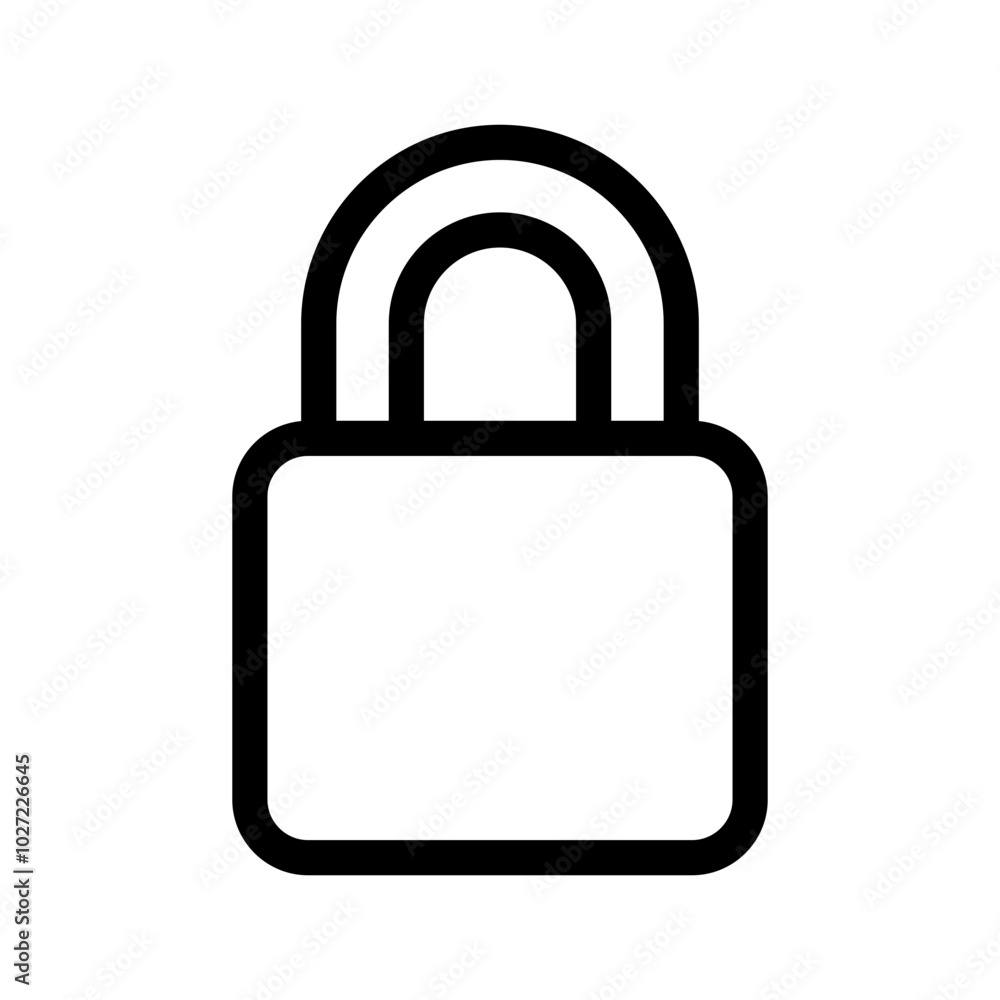 Lock Icon Vector Symbol Design Illustration Lock Icon Vector Symbol Design Illustration