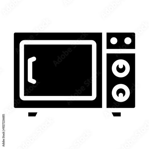 Microwave Vector Design Icon Style