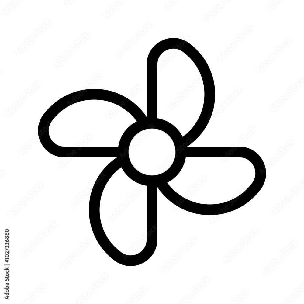 Fan Icon Vector Symbol Design Illustration Fan Icon Vector Symbol Design Illustration