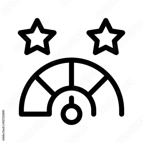 Rating Icon Vector Symbol Design Illustration