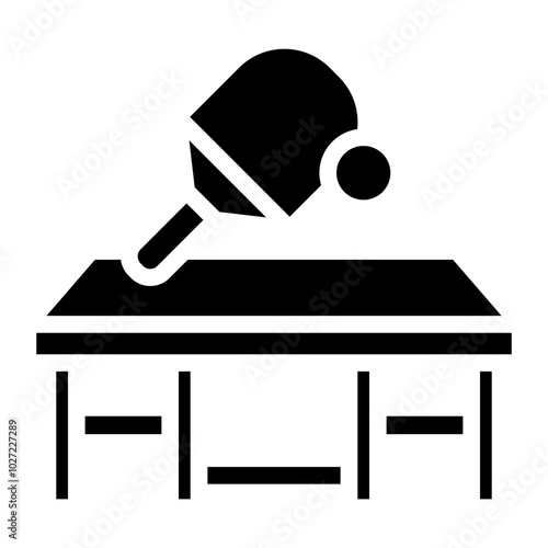 Ping Pong Table Vector Design Icon Style