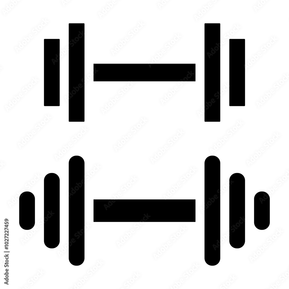 Weights Vector Design Icon Style Weights Vector Design Icon Style